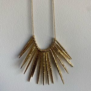 Stella & Dot Kari Fringe Necklace (Gold) - NWOT